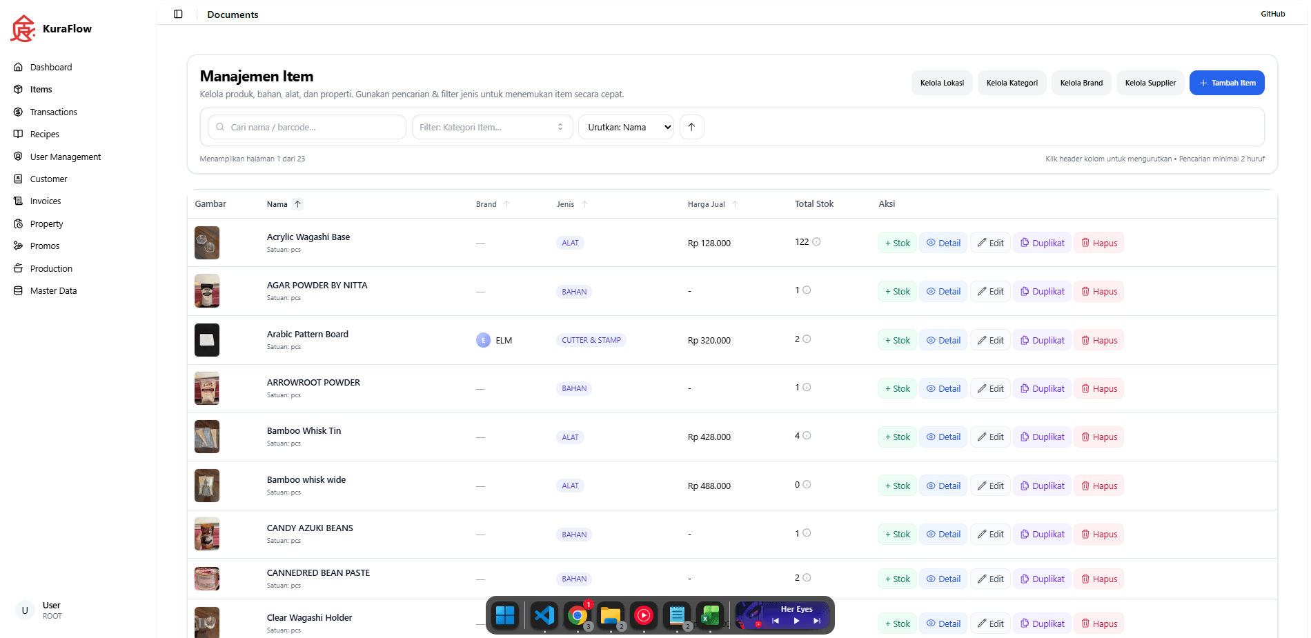 KuraFlow – Inventory & POS preview