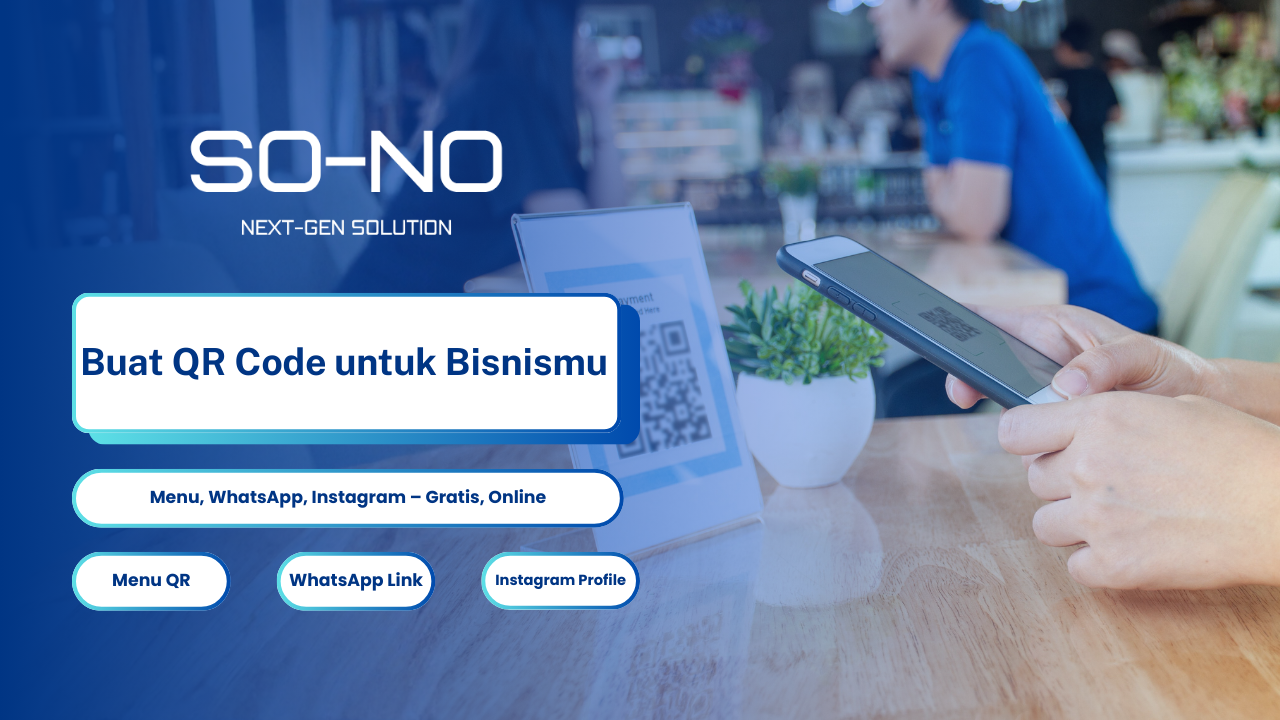 Wh Qr Code System Create QR Codes for Your Business: Menu, WhatsApp, and Instagram · SONO